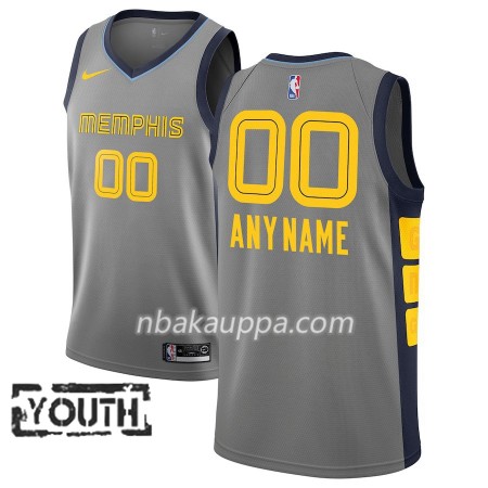 Memphis Grizzlies Custom 2018-19 Nike City Edition Harmaa Pelipaidat Swingman - Lasten